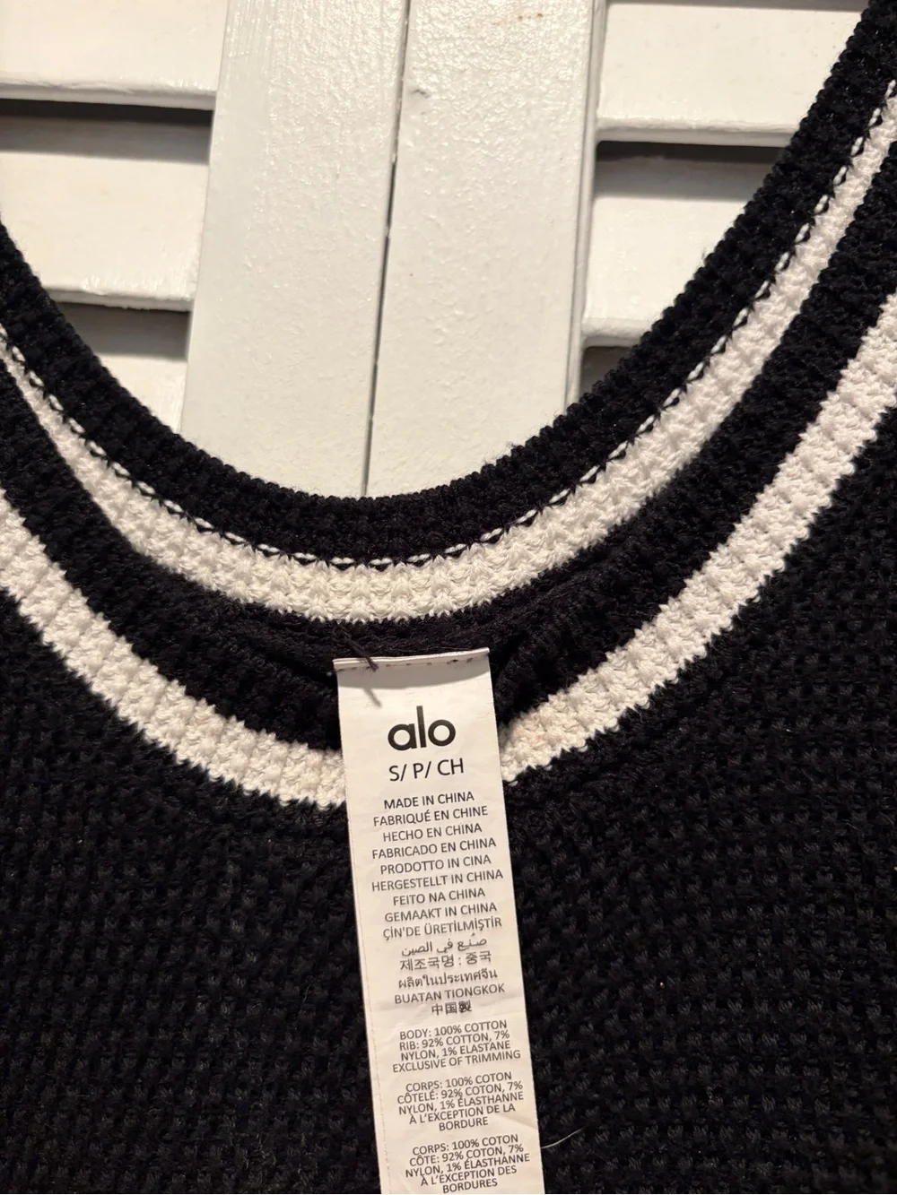 ALO Yoga sleeveless knit